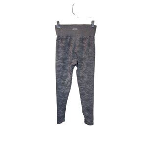AYBL Gray Camo Seamless High-Waisted Leggings Large